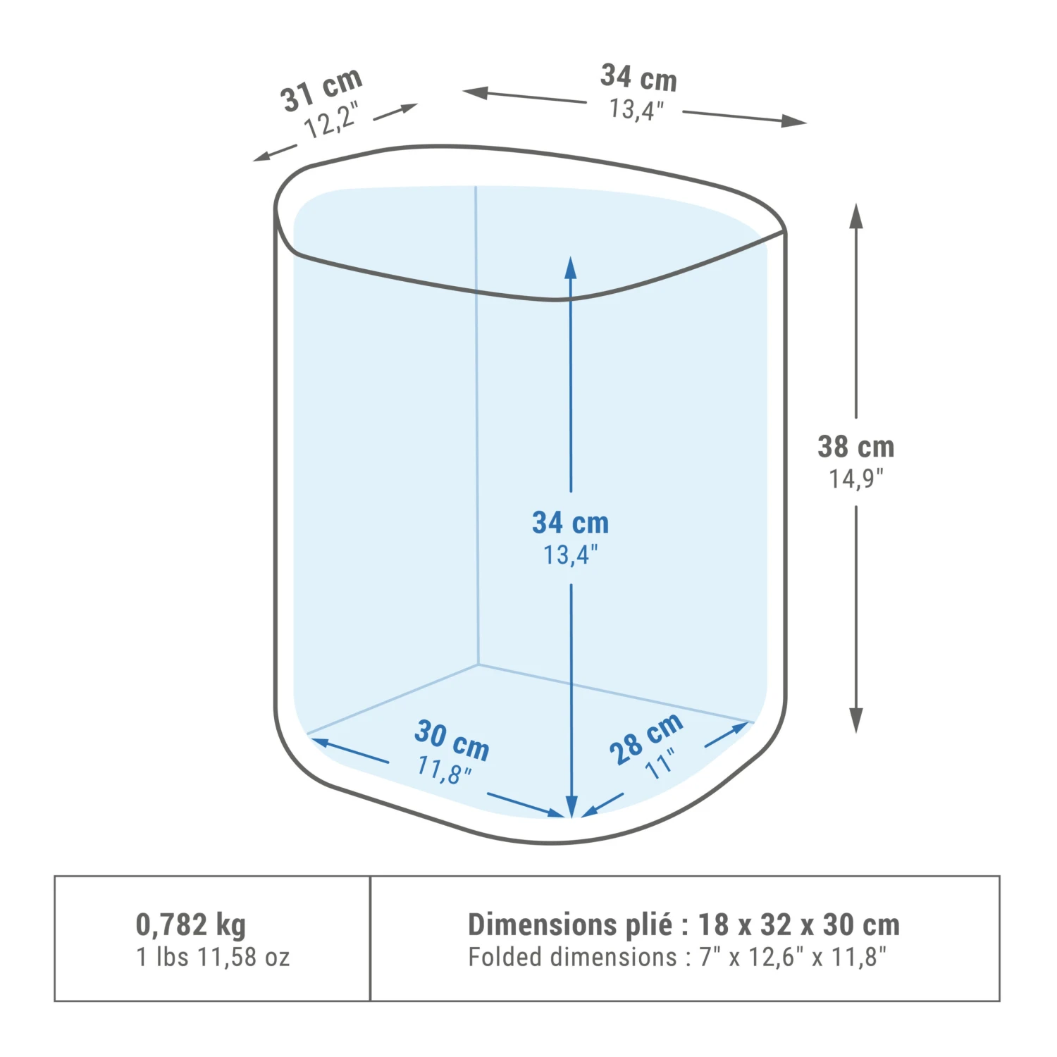 Quechua FLEXIBLE CAMPING COOL BOX - 20L 2 Quechua FLEXIBLE CAMPING COOL BOX - 20L - Image 2