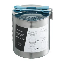 Stainless Steel 2 Person Cooking Set 1.6L -Outdoor Camping Store k1e4b7576c5d355d320828b3827621564