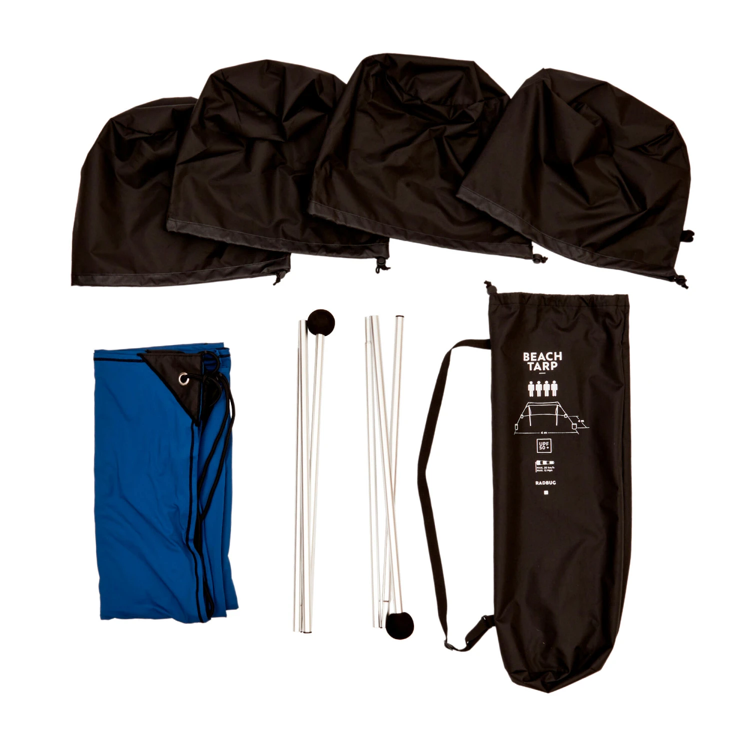 Decathlon ANTI-UV BEACH CANOPY - BLUE 3 Decathlon ANTI-UV BEACH CANOPY - BLUE - Image 3