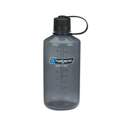 Nalgene 1L Narrow Mouth Sustain Water Bottle - Made From 50% Plastic Waste -Outdoor Camping Store k427355cd646c520f5d114fecaeb3b251