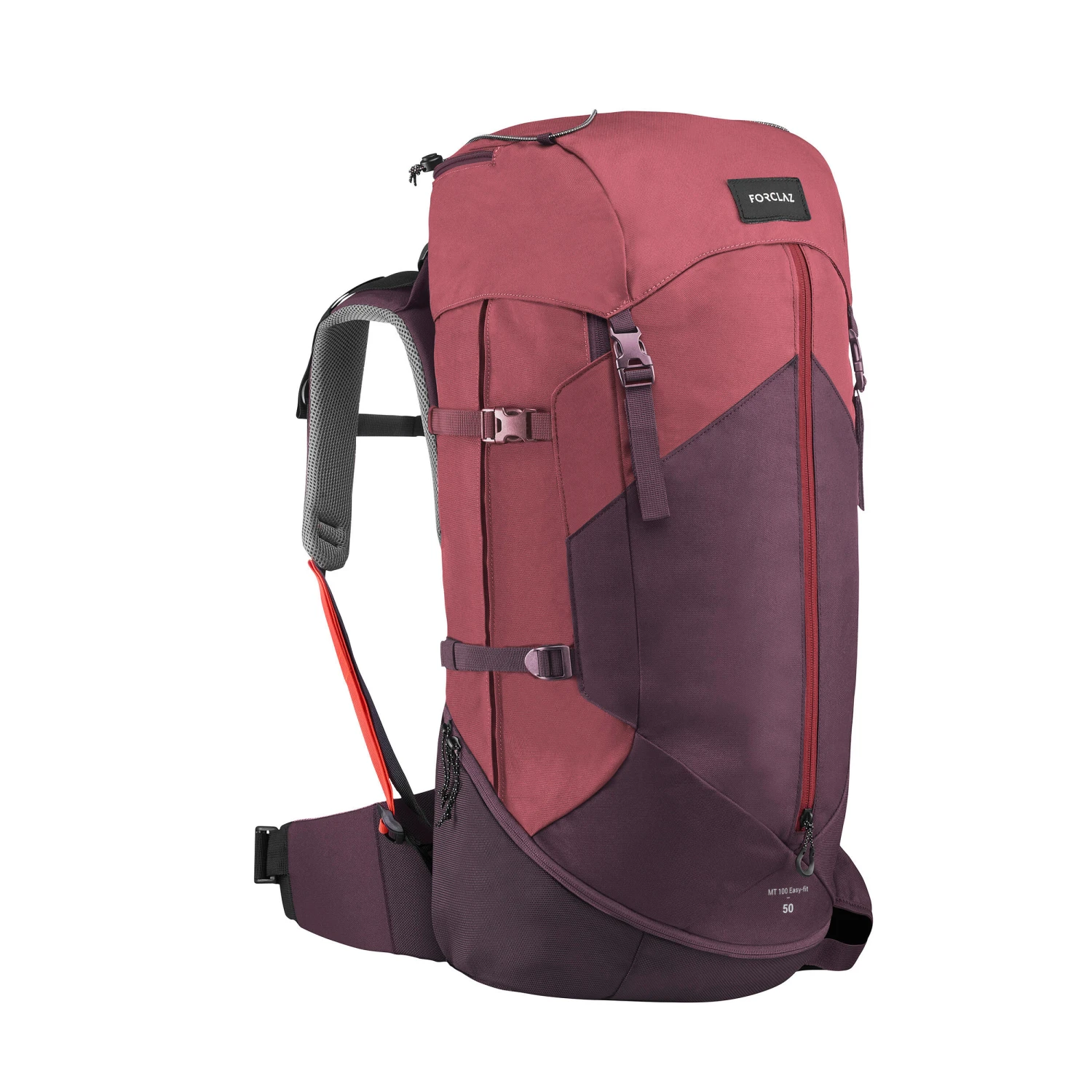 Women's Trekking 50 L Backpack MT100 Easyfit 1 Women's Trekking 50 L Backpack MT100 Easyfit