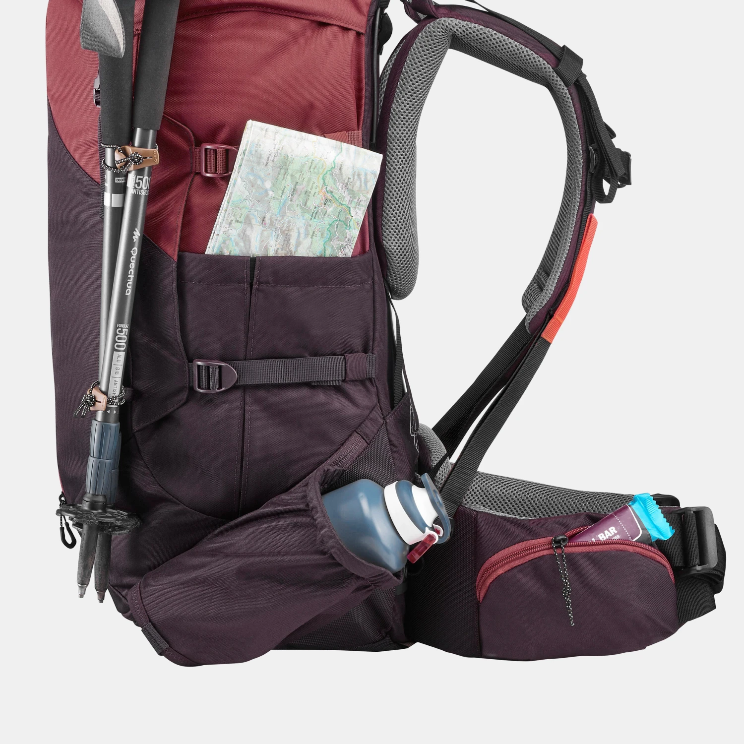Women's Trekking 50 L Backpack MT100 Easyfit 11 Women's Trekking 50 L Backpack MT100 Easyfit - Image 11