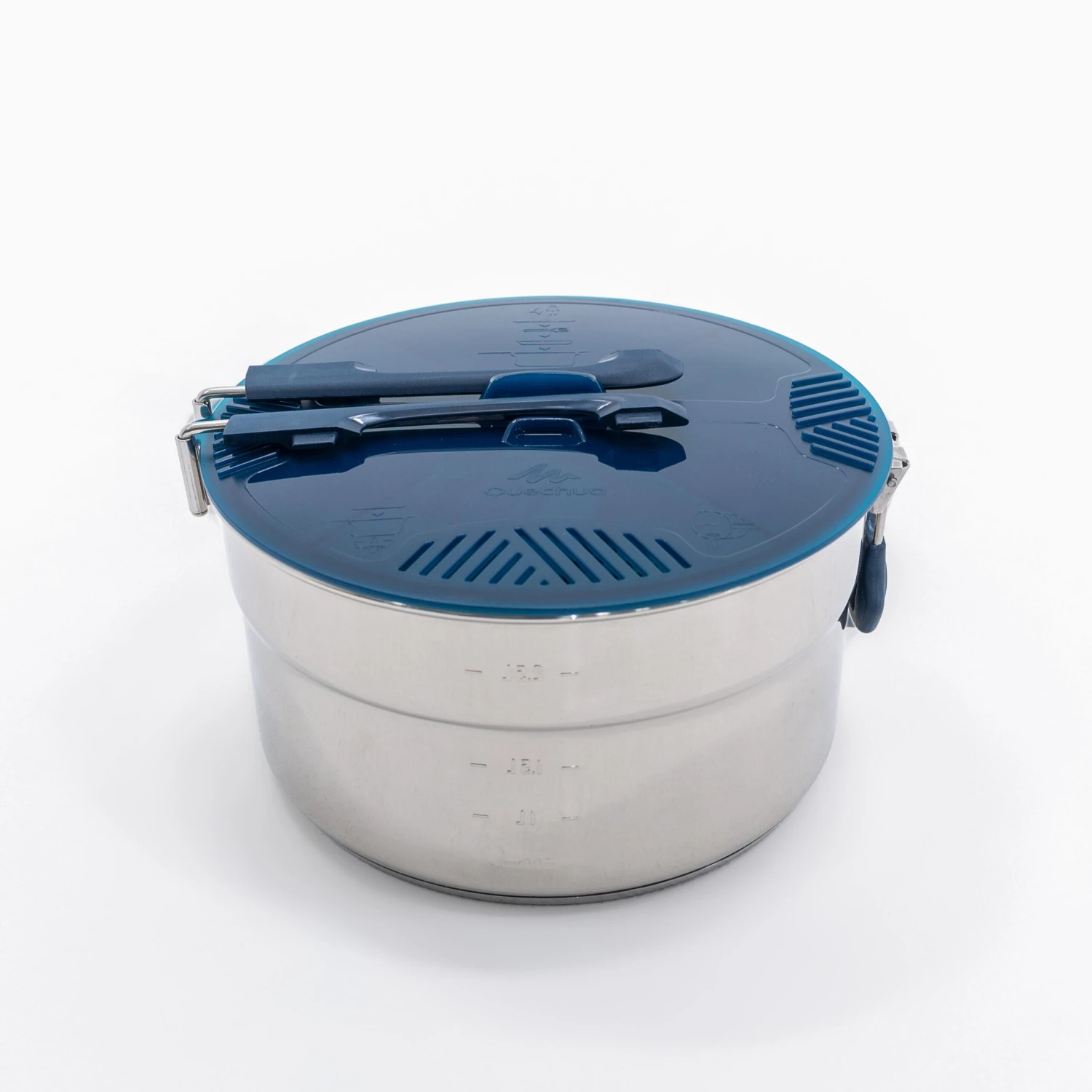 Quechua Hiker's Camping Stainless Steel Cooking Set MH100 4 Person (2.6 L) 3 Quechua Hiker's Camping Stainless Steel Cooking Set MH100 4 Person (2.6 L) - Image 3