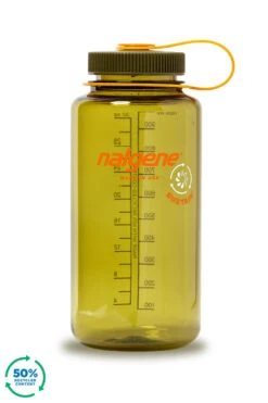 Nalgene 1L Wide Mouth Sustain Water Bottle - Made From 50% Plastic Waste -Outdoor Camping Store k7ed6b1c43bac1bce1113c5cbf85f449b