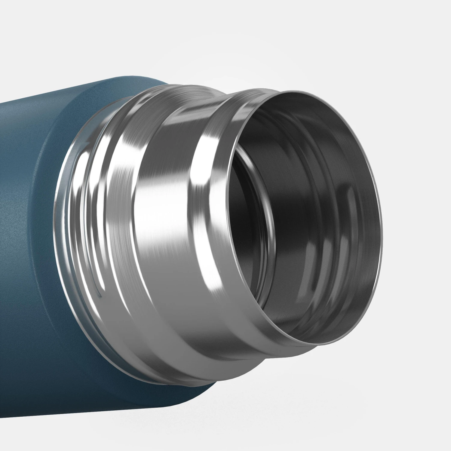 Quechua Stainless Steel Isothermal Hiking Bottle 0.7 Litre Blue 7 Quechua Stainless Steel Isothermal Hiking Bottle 0.7 Litre Blue - Image 7