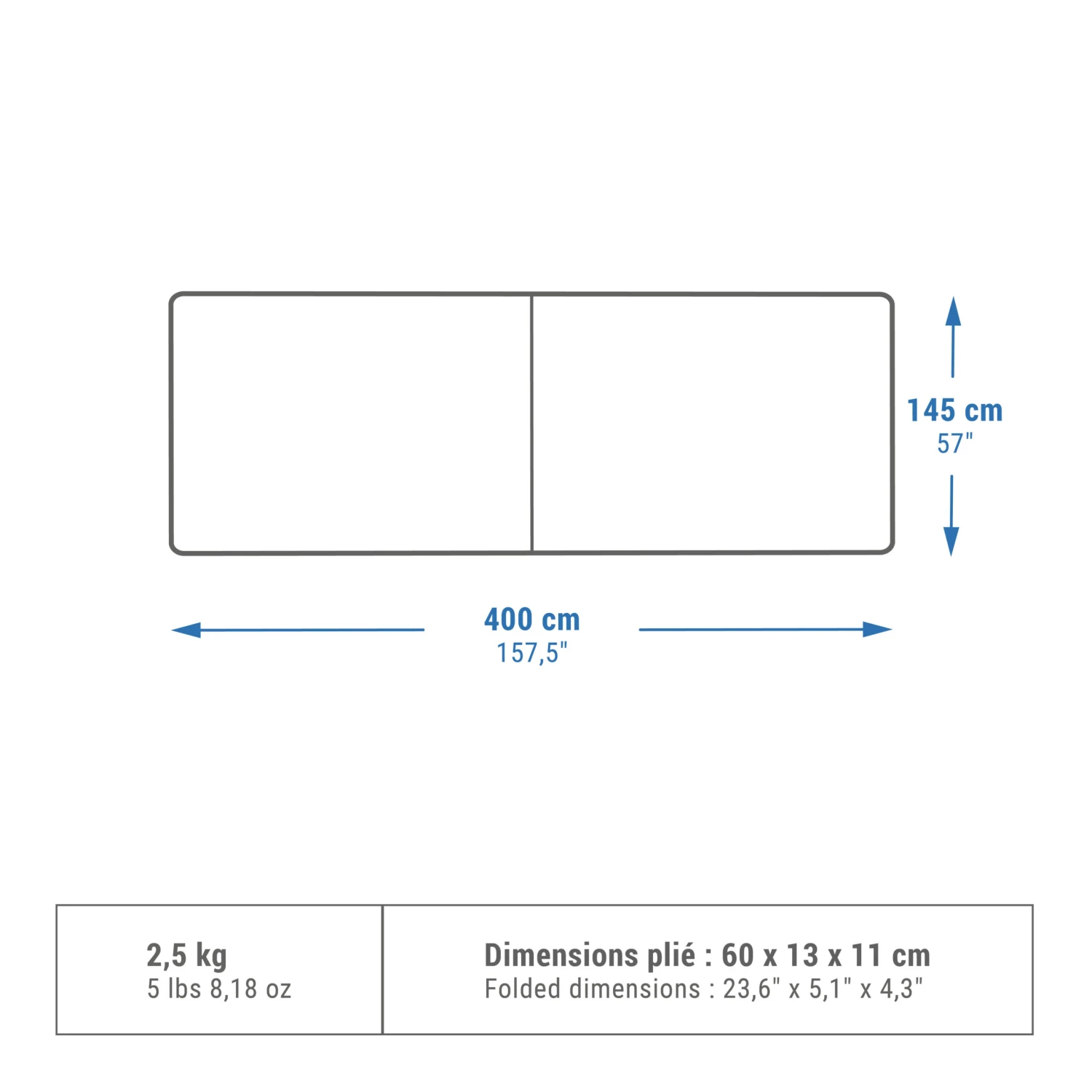Quechua CAMPING WINDBREAK - 4 X 1.45 METRES 2 Quechua CAMPING WINDBREAK - 4 X 1.45 METRES - Image 2