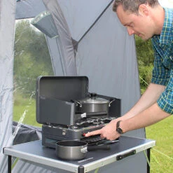 Twin Burner Gas Stove & Grill -Outdoor Camping Store k94ac72afadd1e54edcbba984aab67da4