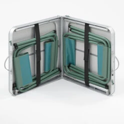 Quechua FOLDING CAMPING TABLE - 4 STOOLS - 4 TO 6 PEOPLE -Outdoor Camping Store ka15dbccbde3aac477132c6137450edf7