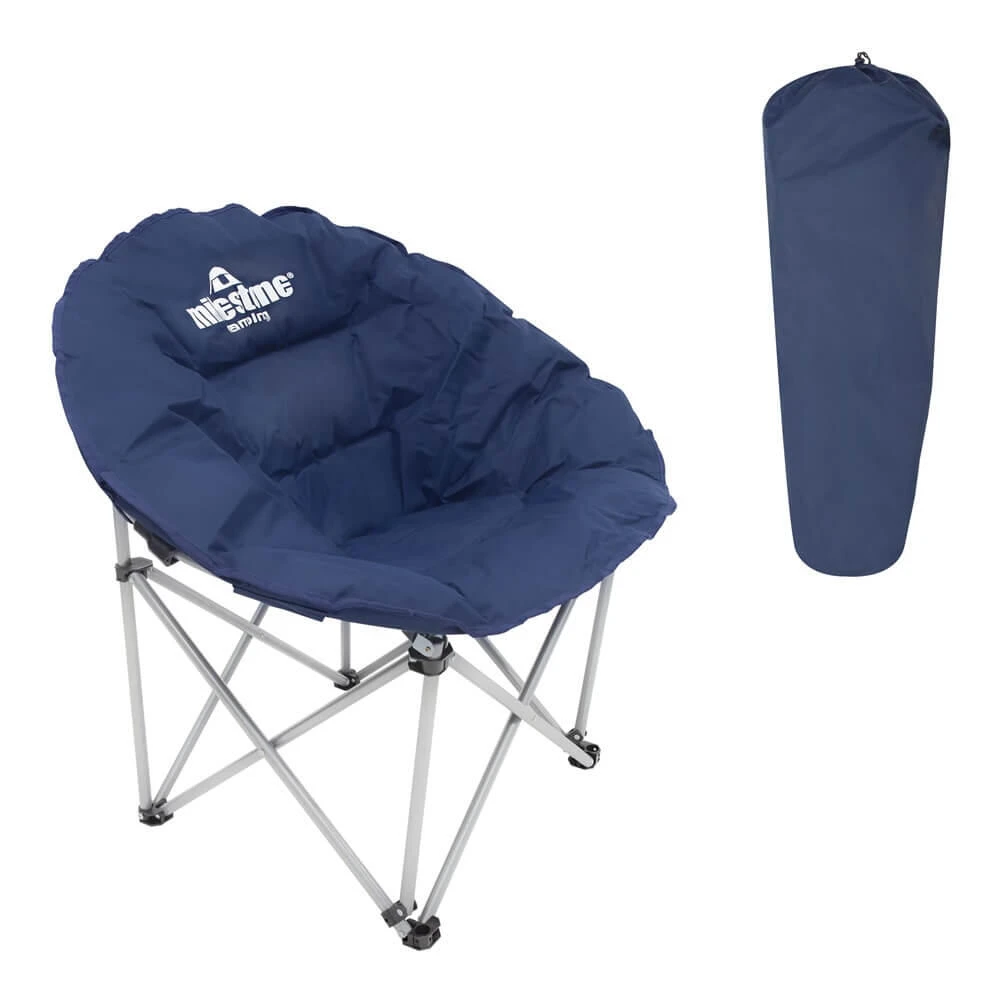 Milestone Navy Blue Deluxe Moon Chair 1 Milestone Navy Blue Deluxe Moon Chair