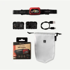 RECHARGEABLE HEADLAMP - 600 LUMENS -Outdoor Camping Store kb8407c51adf5a52666fb6c20083cbffe