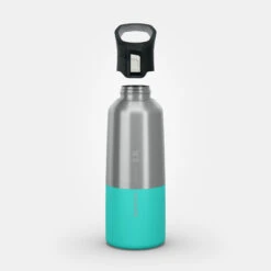 Quechua Isothermal Stainless Steel Hiking Flask MH500 0.5 L Turquoise -Outdoor Camping Store kbf8a0f0ad243cf62d72e61e762ea70c7