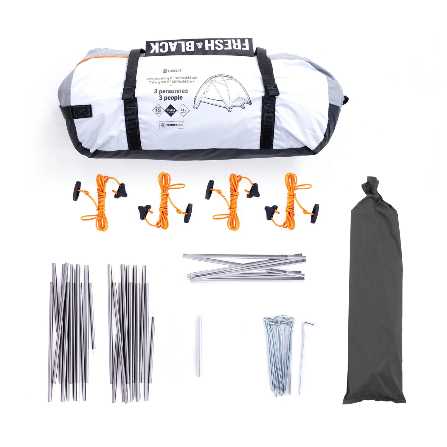 3 Man Trekking Blackout Dome Tent - MT500 F&B 16 3 Man Trekking Blackout Dome Tent - MT500 F&B - Image 16