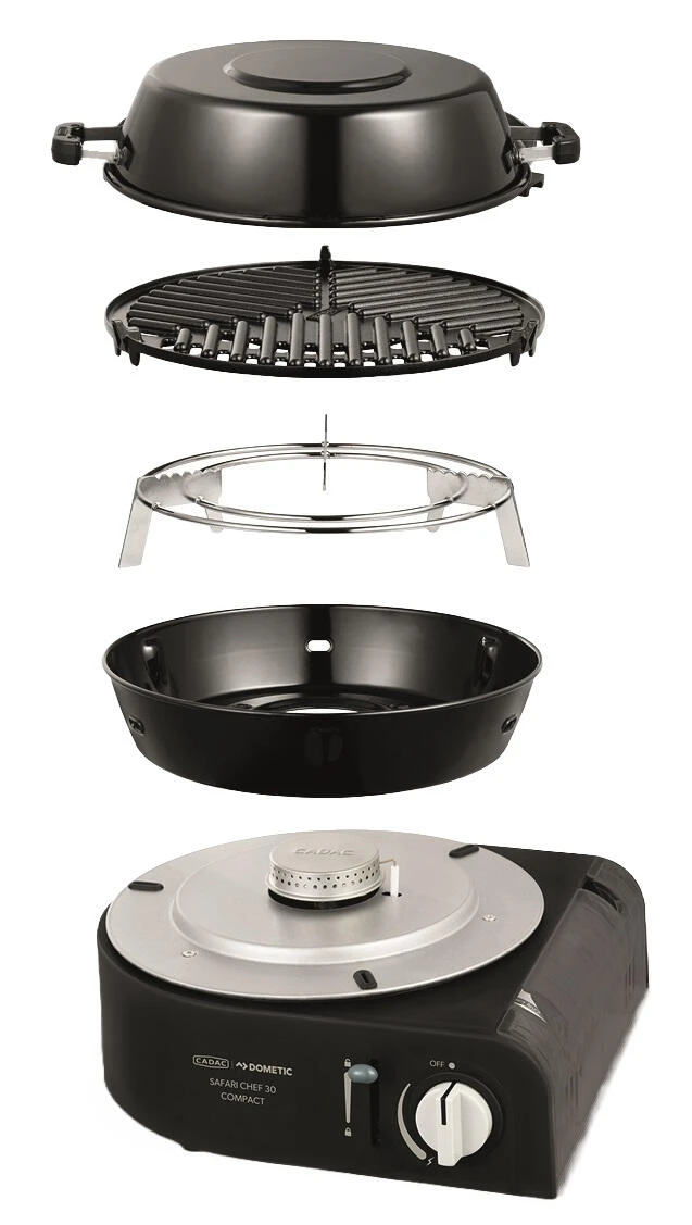 Cadac Safari Chef 30 Compact Lite Barbeque 2 Cadac Safari Chef 30 Compact Lite Barbeque - Image 2