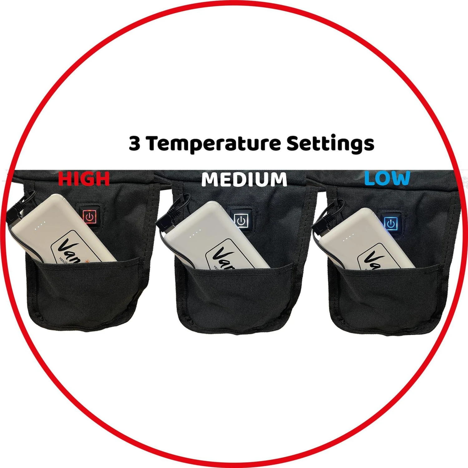 Vanilla Leisure Tub Chair Heated Charcoal + Power Bank 4 Vanilla Leisure Tub Chair Heated Charcoal + Power Bank - Image 4